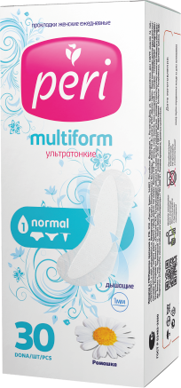 Гигиенические ежедневные прокладки PERI MULTIFORM Ромашка 30 шт