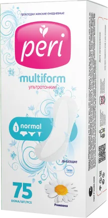 Гигиенические ежедневные прокладки PERI MULTIFORM Ромашка 75 шт