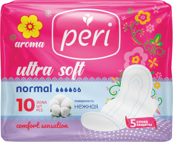 Гигиенические прокладки PERI Ultra Normal Soft 10 шт. (хлопок)_1057