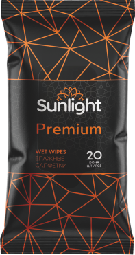 Влажные салфетки SUNLIGHT PREMIUM 20 шт